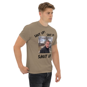 Stuntman "SHUT UP" Tee (Black Lettering)