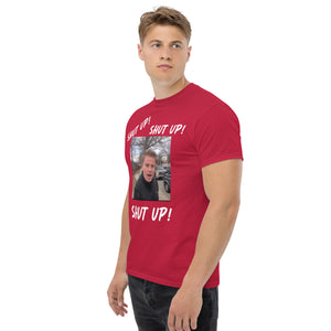 Stuntman "SHUT UP" Tee (White Lettering)