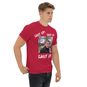 Stuntman "SHUT UP" Tee (White Lettering)