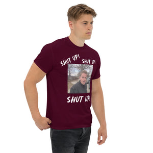 Stuntman "SHUT UP" Tee (White Lettering)