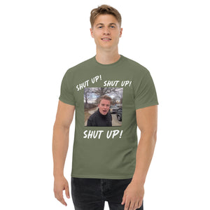 Stuntman "SHUT UP" Tee (White Lettering)