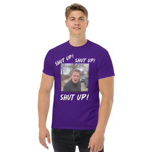 Stuntman "SHUT UP" Tee (White Lettering)