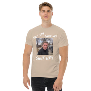 Stuntman "SHUT UP" Tee (White Lettering)