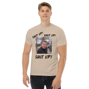 Stuntman "SHUT UP" Tee (Black Lettering)