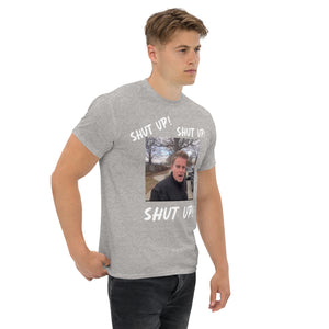 Stuntman "SHUT UP" Tee (White Lettering)